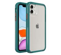 Otterbox Cover per iPhone 11 LifeProof SEE, resistente a shock e cadute fino a 2 metri, cover Sottile, protettiva trasparente, progettata in modo sostenibile, Trasparente/Verde
