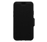 OtterBox Cover per iPhone 11 Pro Max Strada, resistente a shock e cadute fino a 2 metri, vero cuoio, 2 slot carte di credito, testata 3x vs norme MIL-STD 810G, Nero