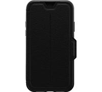 OtterBox Cover per iPhone 11 Strada, resistente a shock e cadute fino a 2 metri, vero cuoio, 2 slot carte di credito, testata 3x vs norme MIL-STD 810G, Nero