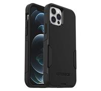 Otterbox Cover per iPhone 12 / iPhone 12 Pro Commuter, resistente a shock e cadute, testata 3x vs le norme anti caduta MIL-STD 810G, protezione antimicrobica, Nero, Versione No Pack Retail