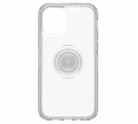OtterBox Cover per iPhone 12 / iPhone 12 Pro Otter+Pop, resistente a shock e cadute; cover con PopGrip PopSockets,testata 3x vs le norme anti caduta MIL-STD 810G, Trasparente