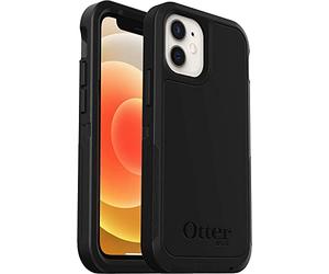 OtterBox Cover per iPhone 12 mini Defender XT con MagSafe, resistente a shock e cadute, cover ultra robusta, testata 5x vs le norme anti caduta MIL-STD 810G,Nero