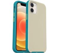 OtterBox Cover per iPhone 12 mini Slim con MagSafe, resistente a shock e cadute; cover Sottile, protettiva, leggera, testata a norme anti caduta MIL-STD 810G, Grigio/Verde