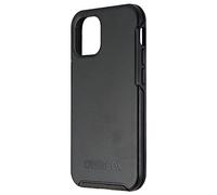 OtterBox Cover per iPhone 12 mini Symmetry, resistente a shock e cadute fino a 2 metri, sottile, testata 3x norme MIL-STD 810G, protezione antimicrobica, Nero