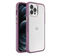 Otterbox Cover per iPhone 12 Pro Max LifeProof SEE, resistente a shock e cadute fino a 2 metri, cover Sottile, protettiva trasparente, progettata in modo sostenibile, Trasparente/Viola