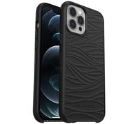 Otterbox Cover per iPhone 12 Pro Max LifeProof Wake, resistente a shock e cadute fino a 2 metri, cover sottile protettiva, progettata in modo sostenibile da plastica riciclata da oceani, Nero