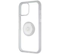 OtterBox Cover per iPhone 12 Pro Max Otter+Pop, resistente a shock e cadute; cover con PopGrip PopSockets, testata 3x vs le norme anti caduta MIL-STD 810G, Trasparente