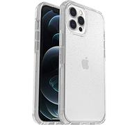 OtterBox Cover per iPhone 12 Pro Max Symmetry Clear, resistente a shock e cadute fino a 2 metri, cover sottile, testata 3x vs norme anti caduta MIL-STD 810G,Stardust