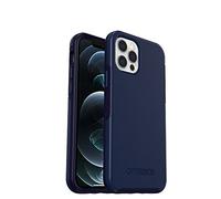 OtterBox Cover per iPhone 12 Pro Max, Symmetry+ con MagSafe, resistente a shock e cadute fino a 2 metri; cover sottile, testata 3x vs le norme anti caduta MIL-STD 810G,Blu