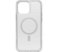OtterBox Cover per iPhone 13 PRO Max/iPhone 12 PRO Max Symmetry+ Clear con MagSafe, Resistente a Shock e Cadute Fino a 2 Metri, Sottile,Testata 3X Norme Mil-Std 810G, Protezione antimicrobica, Chiaro