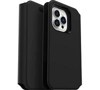 OtterBox Cover per iPhone 13 Pro Strada Via, resistente a shock e cadute fino a 2 metri, folio sottile, morbido al tatto con slot carta di credito, testato 2x vs norme MIL-STD 810G, Nero