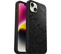 OtterBox Cover per iPhone 14 Plus Symmetry+ con MagSafe, resistente a shock e cadute;sottile, testata 3x vs le norme MIL-STD 810G, protezione antimicrobica, Nero/Fabric