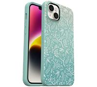 OtterBox Cover per iPhone 14 Plus Symmetry+ con MagSafe, resistente a shock e cadute;sottile, testata 3x vs le norme MIL-STD 810G, protezione antimicrobica, Feathers/Ferns