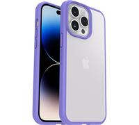OtterBox Cover per iPhone 14 Pro Max Sleek, resistente a shock e cadute, testata a norme anti caduta MIL-STD 810G, Trasparente/Viola, Senza Retail Package