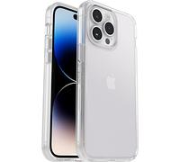 OtterBox Cover per iPhone 14 Pro Max Symmetry Clear, resistente a shock e cadute, sottile, testata 3x MIL-STD 810G, protezione antimicrobica, Trasparente