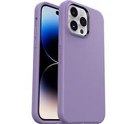 OtterBox Cover per iPhone 14 Pro Max Symmetry+ con MagSafe, resistente a shock e cadute;sottile, testata 3x vs le norme MIL-STD 810G, protezione antimicrobica, Viola
