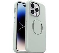 OtterBox Cover per iPhone 14 Pro OtterGrip Symmetry con MagSafe, resistente a shock e cadute, con orotezione antimicrobica e con grip integrato, testata 3x norme MIL-STD 810G, Verde