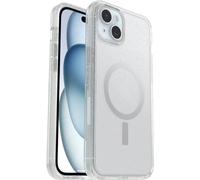 OtterBox Cover per iPhone 15 Plus/iPhone 14 Plus Symmetry Clear per MagSafe,resistente a shock e cadute ;sottile,testata 3x norme MIL-STD 810G, Stardust
