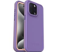 OtterBox Cover per iPhone 15 Pro Max Fre per MagSafe, resistente a acqua (IP68), shock, cover sottile con protezione schermo integrata, 5x vs le norme anti caduta MIL-STD 810G, Viola