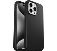 OtterBox Cover per iPhone 15 Pro Max Symmetry per MagSafe, resistente a shock e cadute ;sottile, testata 3x vs le norme MIL-STD 810G, Nero