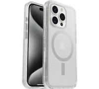 OtterBox Cover per iPhone 15 Pro Symmetry Clear per MagSafe,resistente a shock e cadute ;sottile,testata 3x norme MIL-STD 810G, Stardust
