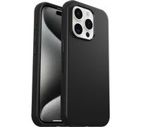 OtterBox Cover per iPhone 15 Pro Symmetry per MagSafe, resistente a shock e cadute ;sottile, testata 3x vs le norme MIL-STD 810G, Nero