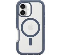 OtterBox Cover per iPhone 16 Defender Series XT MagSafe, resistente a shock e cadute, cover ultra robusta, testata 7x vs le norme anti caduta MIL-STD 810G, Trasparente/Blu