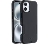 OtterBox Cover per iPhone 16 Plus Commuter Series MagSafe, resistente a shock e cadute, testata 3x norme MIL-STD 810G, Nero