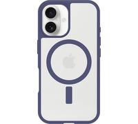 OtterBox Cover per iPhone 16 React Series MagSafe, resistente a shock e cadute fino, cover ultrasottile, testata a norme MIL-STD 810G, Trasparente/Viola