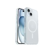 OtterBox Cover per iPhone 16e, 15, 14, 13 Symmetry Seires Clear MagSafe, resistente a shock e cadute fino; sottile, testata 3x norme MIL-STD 810G, Trasparente, Sin caja retail