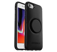 OtterBox Cover per iPhone 7/8/SE 2.ª gen/SE 3.ª gen Otter+Pop, resistente a shock e cadute, cover con PopGrip PopSockets, testata 3x vs le norme anti caduta MIL-STD 810G, Nero