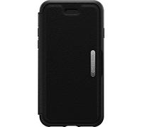Otterbox Cover per iPhone 7/8/SE 2.ª gen/SE 3.ª gen Strada, resistente a shock e cadute fino a 2 metri, vero cuoio, 2 slot carte di credito, testata 3x vs norme MIL-STD 810G, Nero