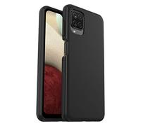 OtterBox Cover per Samsung Galaxy A12 Sleek, Resistente a Shock e Cadute, Cover Sottile, Testata a Norme Anti Caduta Mil-Std 810G, Nero, Senza Retail Package