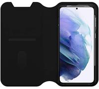 OtterBox Cover per Samsung Galaxy S21+ 5G Strada Via, Resistente a Shock e Cadute, Folio Sottile, Morbido al Tatto con Slot Carta di Credito, Testato 2X vs Norme Mil-Std 810G, Nero