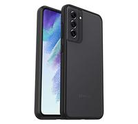OtterBox Cover per Samsung Galaxy S21 Fe 5G React Series, Resistente a Shock e Cadute Fino, Cover Ultrasottile, Testata a Norme Mil-Std 810G, Trasparente/Nero