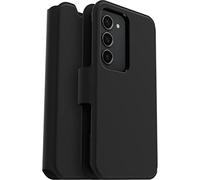 OtterBox Cover per Samsung Galaxy S23 Strada Via, resistente a shock e cadute, folio sottile, morbido al tatto con slot carta di credito, testato 2x vs norme MIL-STD 810G, Nero