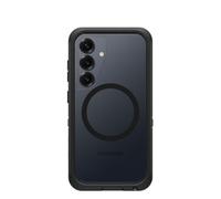 OtterBox Cover per Samsung Galaxy S25 Defender Series XT Clear con Magneti, resistente a shock e cadute, cover ultra robusta, testata 7x vs le norme anti caduta MIL-STD 810G, Trasparente/Nero