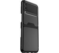 OtterBox Cover per Samsung Galaxy Z Flip3 5G Symmetry Flex, Resistente a Shock e Cadute, in 2 Pezzi, Testata 2X vs Norme Anti Caduta Mil-Std 810G, per telefoni Pieghevoli, Trasparente/Nero
