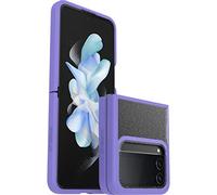 Otterbox Cover per Samsung Galaxy Z Flip4Thin Flex, resistente a shock e cadute, i n 2 pezzi, testata 2x vs norme anti caduta MIL-STD 810G, per telefoni pieghevoli, Trasparente/Viola