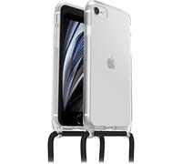 OtterBox Cover React Necklace per iPhone 7/8/SE 2020/SE 2022, Custodia sottile, antishock con cordino a collana adattabile e intercambiabile, testata MIL STD 810G, Trasparente