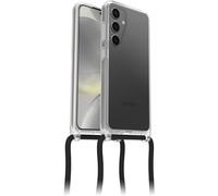 OtterBox Cover React Necklace per Samsung Galaxy S24, Custodia Ultra sottile, Resistente a shock con cordino a collana, Adattabile e intercambiabile, Testata a norme MIL STD 810G, Trasparente
