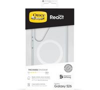 OtterBox Cover React Series con Magneti per Samsung Galaxy S26, resistente a shock e cadute fino, cover ultrasottile, testata a norme MIL-STD 810G, Trasparente