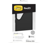 OtterBox Cover React Series con Magneti per Samsung Galaxy S26, resistente a shock e cadute fino, cover ultrasottile, testata a norme MIL-STD 810G, Nero