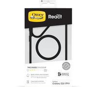 OtterBox Cover React Series con Magneti per Samsung Galaxy S26 Ultra, resistente a shock e cadute fino, cover ultrasottile, testata a norme MIL-STD 810G, Trasparente/Nero