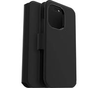 OtterBox Cover Strada per iPhone 14 PRO Max, Nero | Custodia a libro, anti urti e cadute, vero cuoio, 2 slot carte di credito, testata 3x norme MIL-STD 810G