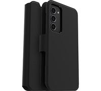 OtterBox Cover Strada per Samsung Galaxy S23+, Nero | Custodia a libro, anti urti e cadute, vero cuoio, 2 slot carte di credito, testata 3x norme MIL-STD 810G