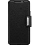 OtterBox Cover per Samsung Galaxy S22+ Strada, resistente a shock e cadute, vero cuoio, 2 slot carte di credito, testata 3x vs norme MIL-STD 810G, Nero