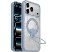 OtterBox Cover Symmetry Stand MagSafe per iPhone 18/17 Pro Max, Transp/Blu | Custodia resistente a shock e cadute fino; sottile, testata 3x norme MIL-STD 810G