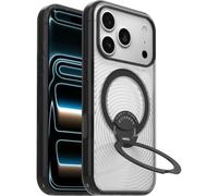 OtterBox Cover Symmetry Stand MagSafe per iPhone 18 Pro/17 Pro, Transp/Nero | Custodia resistente a shock e cadute fino; sottile, testata 3x norme MIL-STD 810G