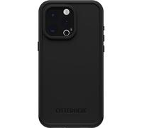OtterBox Custodia impermeabile per iPhone 15 Pro Max (solo) serie FR, con MagSafe (progettata da LifeProof), nera, impermeabile, 60% plastica riciclata, elegante ed elegante